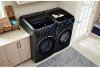 KIT Samsung Front Load Washer and Laundry Set - Black Stainless Steel Gas-3
