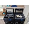 KIT Samsung Front Load Washer and Laundry Set - Black Stainless Steel Gas-4