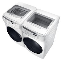 KIT Samsung FlexWash Front Load Laundry Pair - White Electric-5