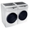 KIT Samsung FlexWash Front Load Washer and Electric Dryer - White-4