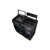 KIT Samsung FlexWash Front Load Washer and Dryer Set - Black Stainless Steel Electric-2