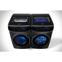 KIT Samsung FlexWash Gas Laundry Pair - Black Stainless-3