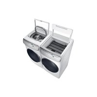 KIT Samsung FlexWash Front Load Washer and Dryer Set - White Electric-2