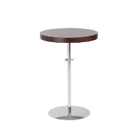 Simplistic Adjustable Brown End Table - Raymond-2