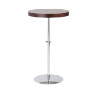 Simplistic Adjustable Brown End Table - Raymond-3