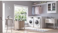 KIT Samsung Front Load Washer and Dryer Pair - White Gas-2