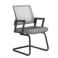 Grey Mesh Visitor Office Chair - Maska-2