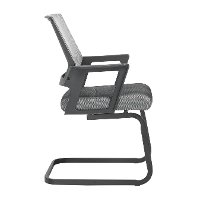Grey Mesh Visitor Office Chair - Maska-3