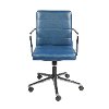 Blue Low Back Office Chair - Leandor-1