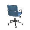 Blue Low Back Office Chair - Leandor-4
