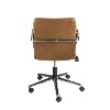 Brown Low Back Office Chair - Leandor-5