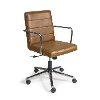 Brown Low Back Office Chair - Leandor-6