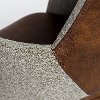 Vintage Gray and Brown Office Chair - Desi Collection-7