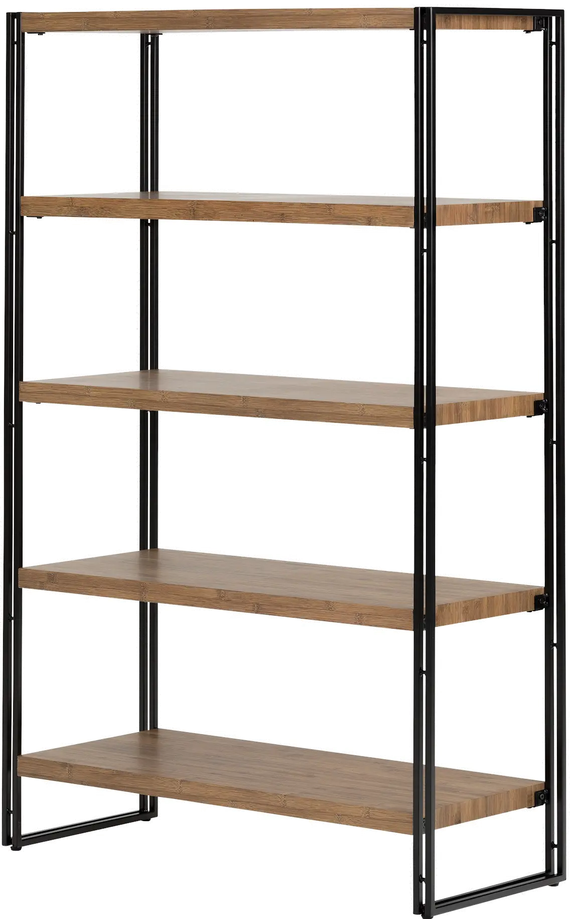 11521 Rustic Bamboo Bookshelf - Gimetri-1