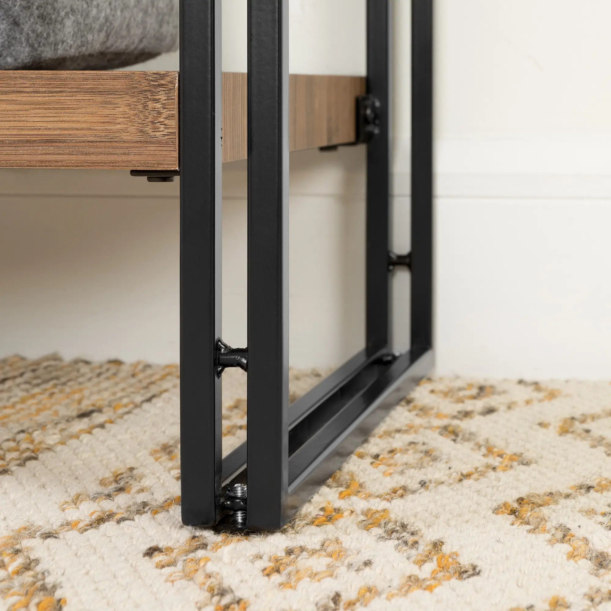 11521 Rustic Bamboo Bookshelf - Gimetri-2
