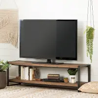 11522 60 Inch Rustic Bamboo TV Stand - Gimetri