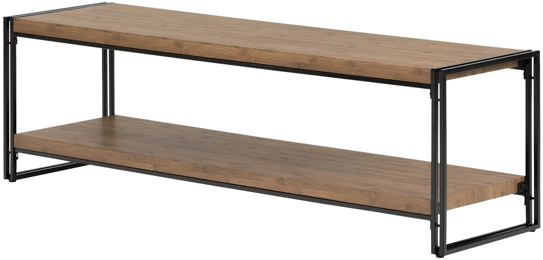 11522 60 Inch Rustic Bamboo TV Stand - Gimetri-2