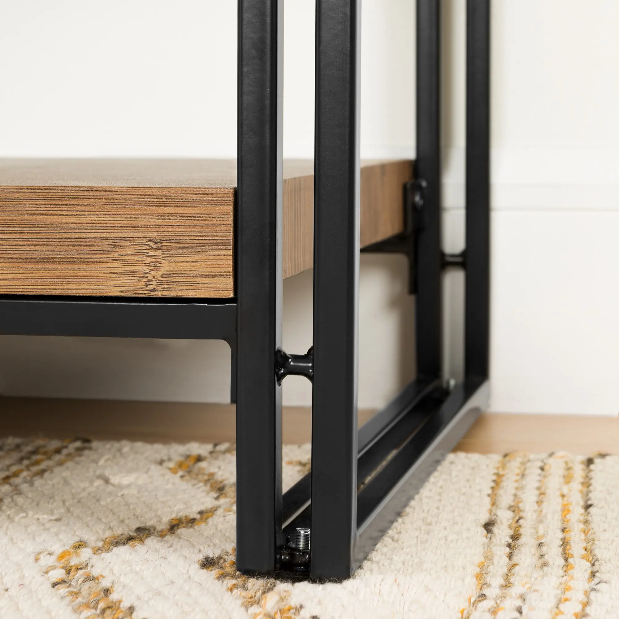 11522 60 Inch Rustic Bamboo TV Stand - Gimetri-3