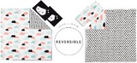 100344 Black and White Full Night Garden Bedding Collection - Dreamit-4