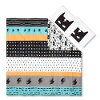 100345 Black and White Full Superheroes Bedding Collection - Dreamit-2