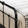11683 Black Industrial Metal Queen Platform Bed - Versa-3