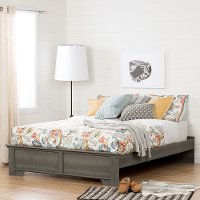 10631 Gray Maple Queen Platform Bed - Versa