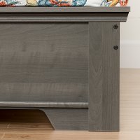 10631 Gray Maple Queen Platform Bed - Versa-2