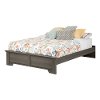 10631 Gray Maple Queen Platform Bed - Versa-5