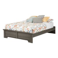 10631 Gray Maple Queen Platform Bed - Versa-5