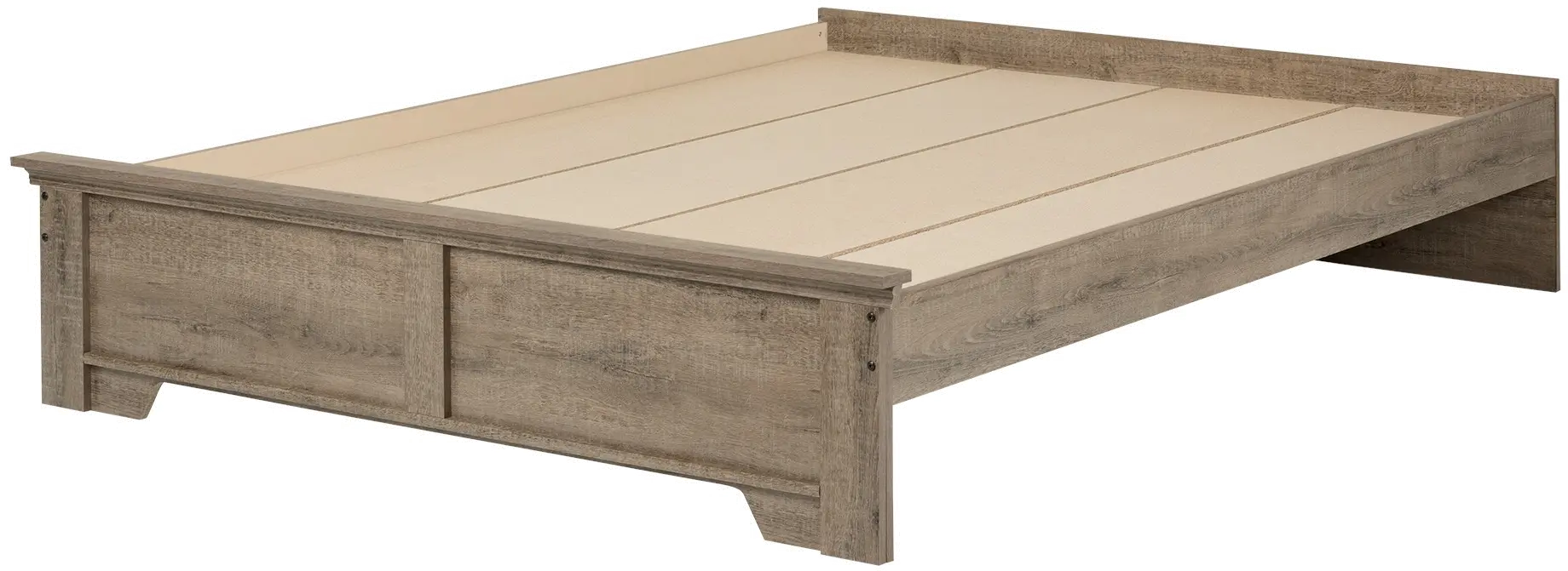 10632 Versa Weathered Oak Queen Platform Bed-2