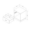 11499 Country Pine Nightstand - Logik-4