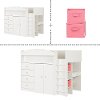 10523 White Twin Loft Bed - Tiara-3