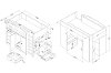 10523 White Twin Loft Bed - Tiara-7