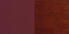 Wood Restaurant Mahogany and Burgundy Bar Stool - Lacey-5