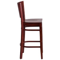 Wood Brown Commercial Bar Stool - Lacey-2