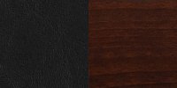 Wood Restaurant Walnut and Black Bar Stool - Lacey-5