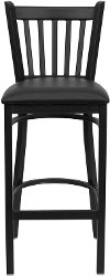 Black Metal Restaurant Barstool - Hercules-2
