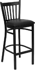 Hercules Black Metal Bar Stool