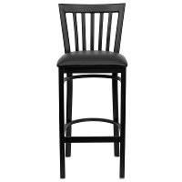 Black Metal Restaurant Barstool - Schoolhouse-4