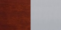 Mahogany and Silver Metal Restaurant Bar Stool - Hercules-5