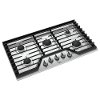 WCG97US6HS Whirlpool 36 Inch Gas Cooktop with AccuSimmer Burner - Stainless Steel-4