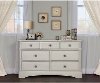 Classic Antique White Dresser - Evolur