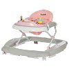 2-in-1 Pink and Gray Musical Baby Walker and Rocker-2