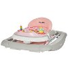 2-in-1 Pink and Gray Musical Baby Walker and Rocker-5