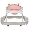 2-in-1 Pink and Gray Musical Baby Walker and Rocker-7