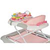 2-in-1 Pink and Gray Musical Baby Walker and Rocker-8