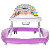 2-in-1 Periwinkle Musical Baby Walker and Rocker-6