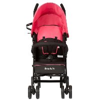 Pink Lightweight Fold Up Stroller - Jasper-4