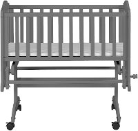 Steel Gray Lullaby Cradle Glider - Dream On Me-2