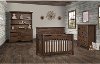 Antique Brown 5 in 1 Convertible Crib - Santa Fe